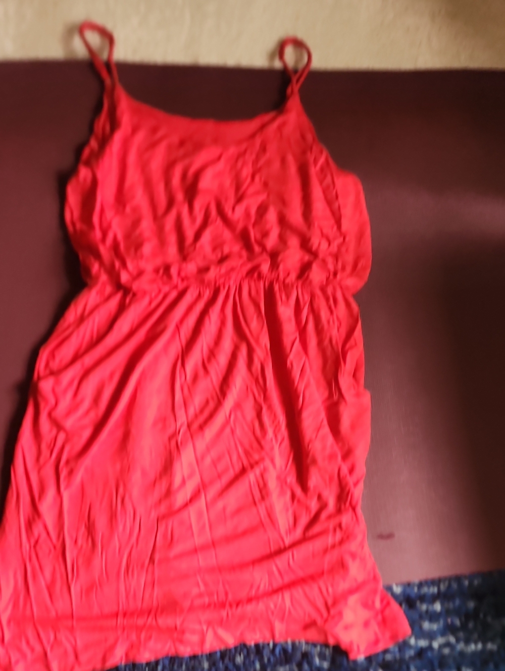 Lush Vibrant Red Crewneck Top